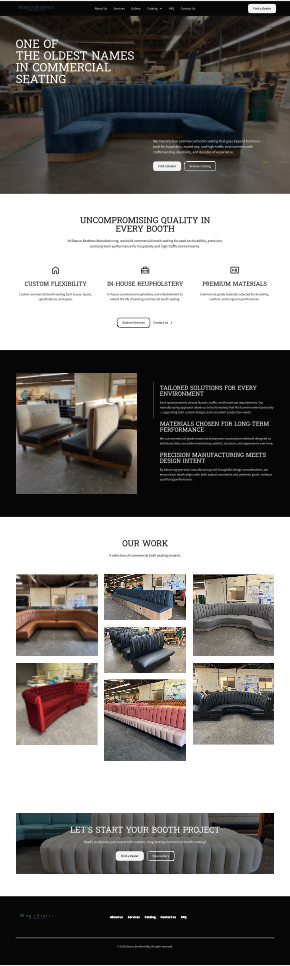 Bianco Brothers wireframe exploration 3